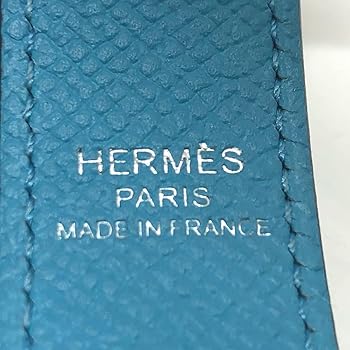 HERMES - エルメス HERMES バンドリエール トレサージュ ドゥ キュイール エグザゴン ショルダーストラップ ヴォーエプソン ブルーデュノール/ルージュドゥクール/ゴールド ブルー 5620.jpg